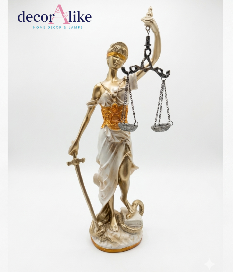 DecorAlike Justice Sculpture – Luxury Office & Home Decor