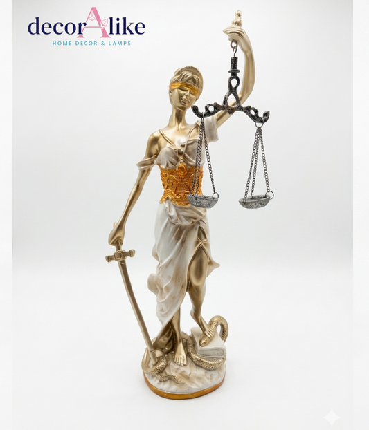 DecorAlike Justice Sculpture – Luxury Office & Home Decor